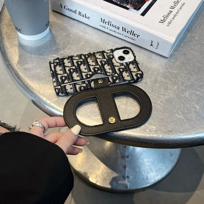 Fashion Bracket Kartenfach iPhone Hülle
