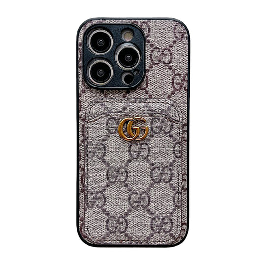 Premium-Kartenfach-Klassik-iPhone-Hülle