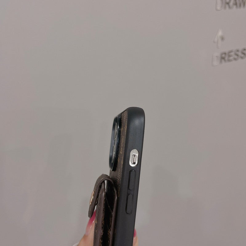 Luxus Kartenetui Klassische Farbe iPhone Hülle