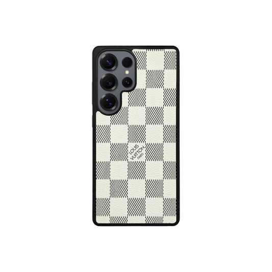 Ivory Checked Up Case | Samsung
