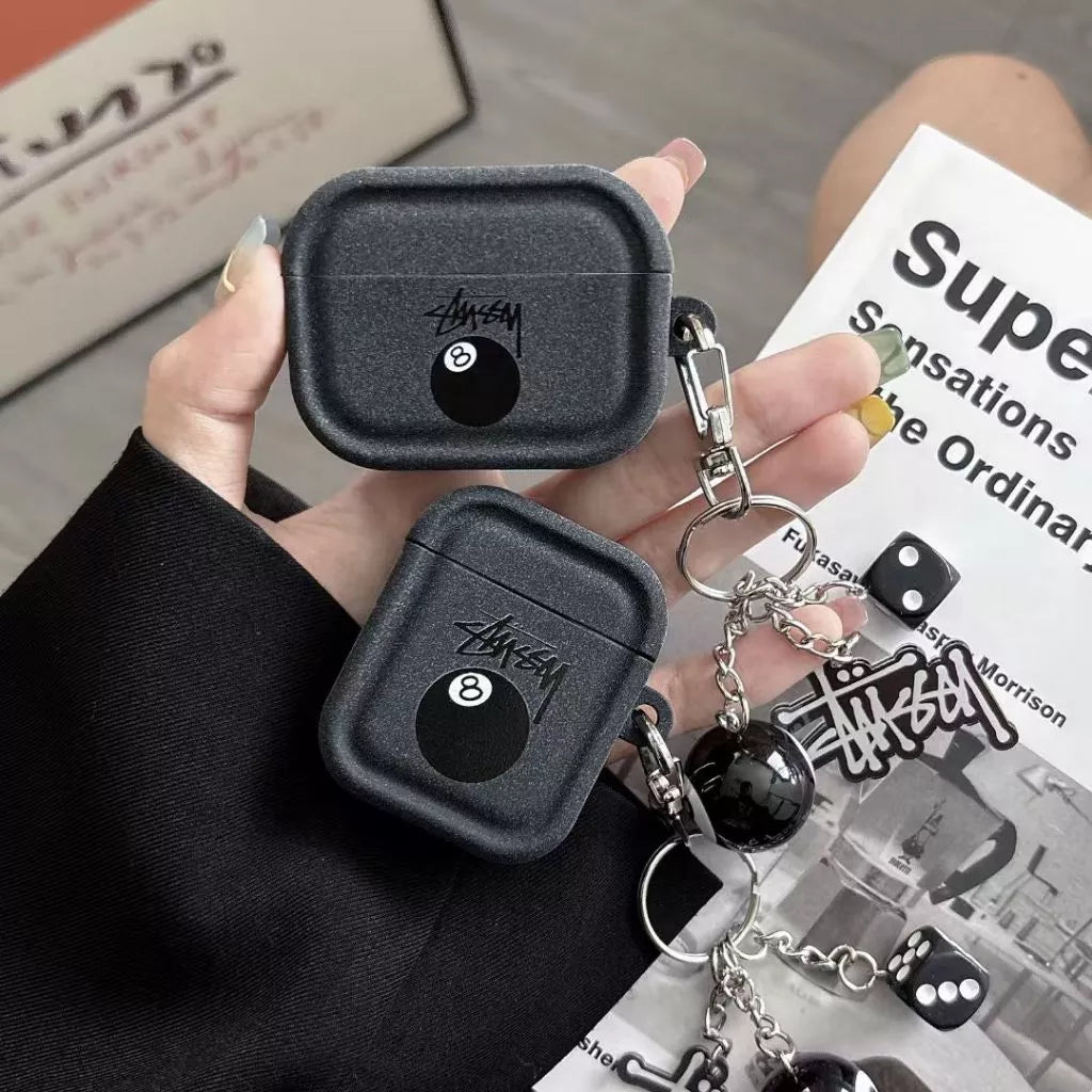 8-Ball AirPods Case with Keychain