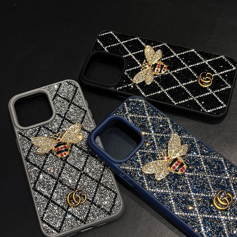 Premium Bee Diamond iPhone-Hülle