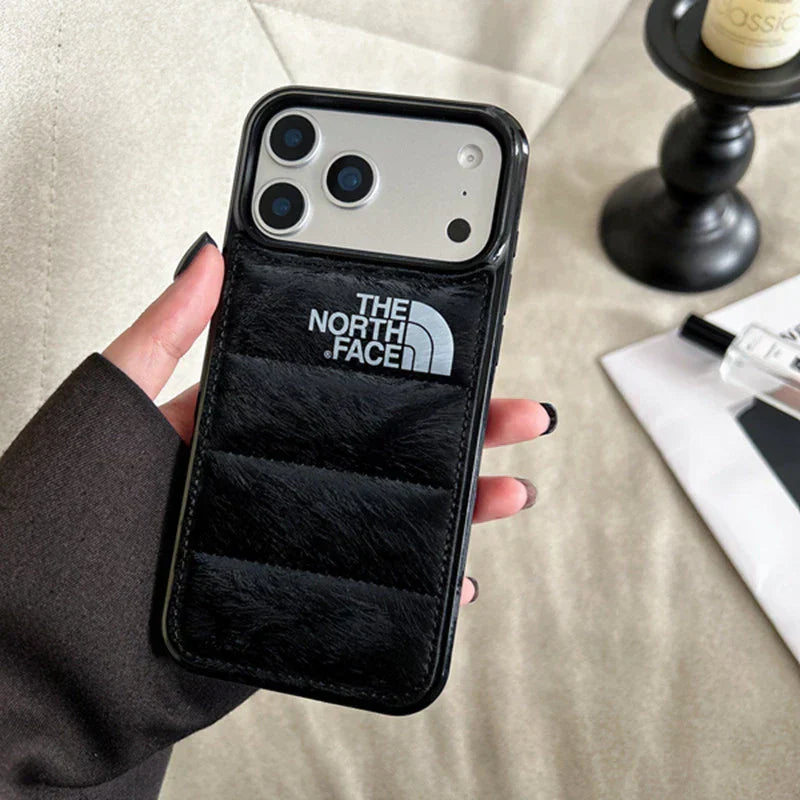 North Puffer Wildleder iPhone Hülle