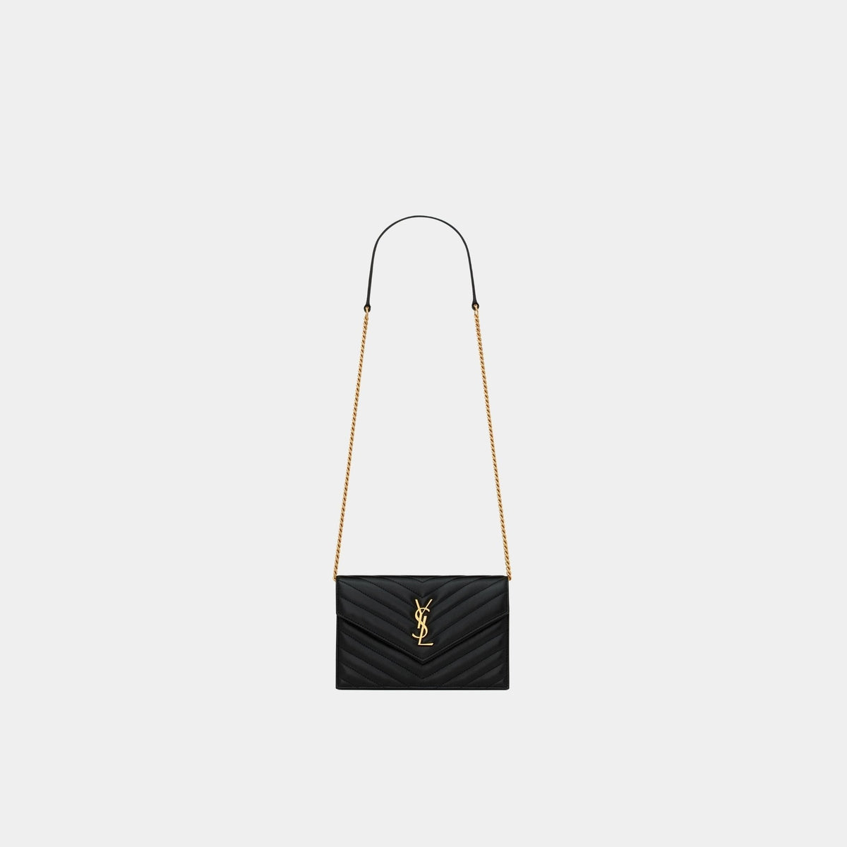 Portafoglio a catena Envelope YL in pelle di agnello Luxury bay