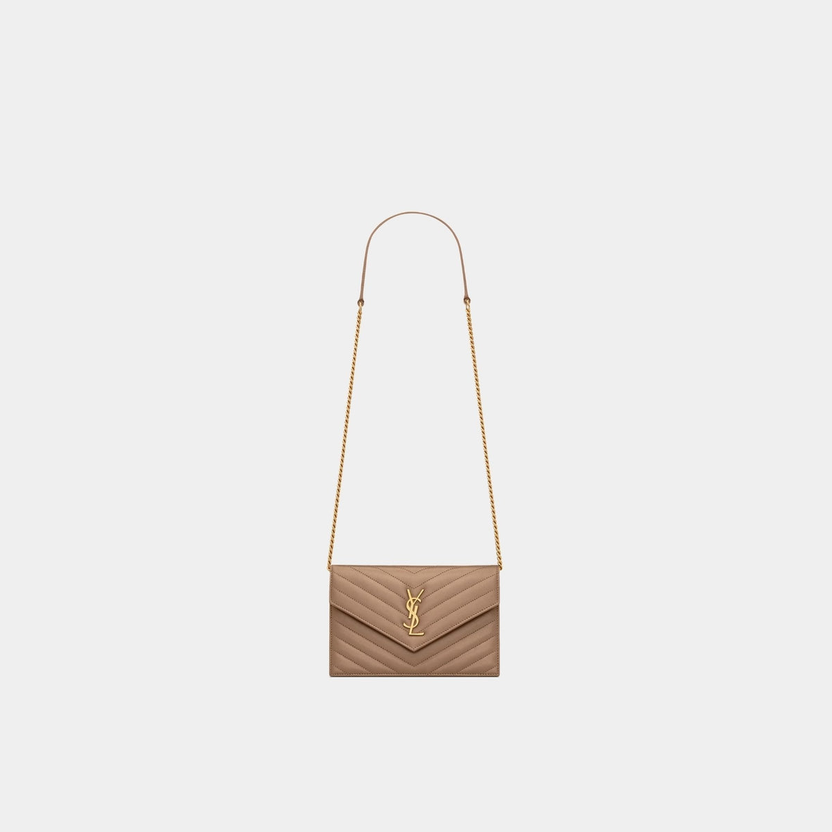 Portafoglio a catena Envelope YL in pelle di agnello Luxury bay